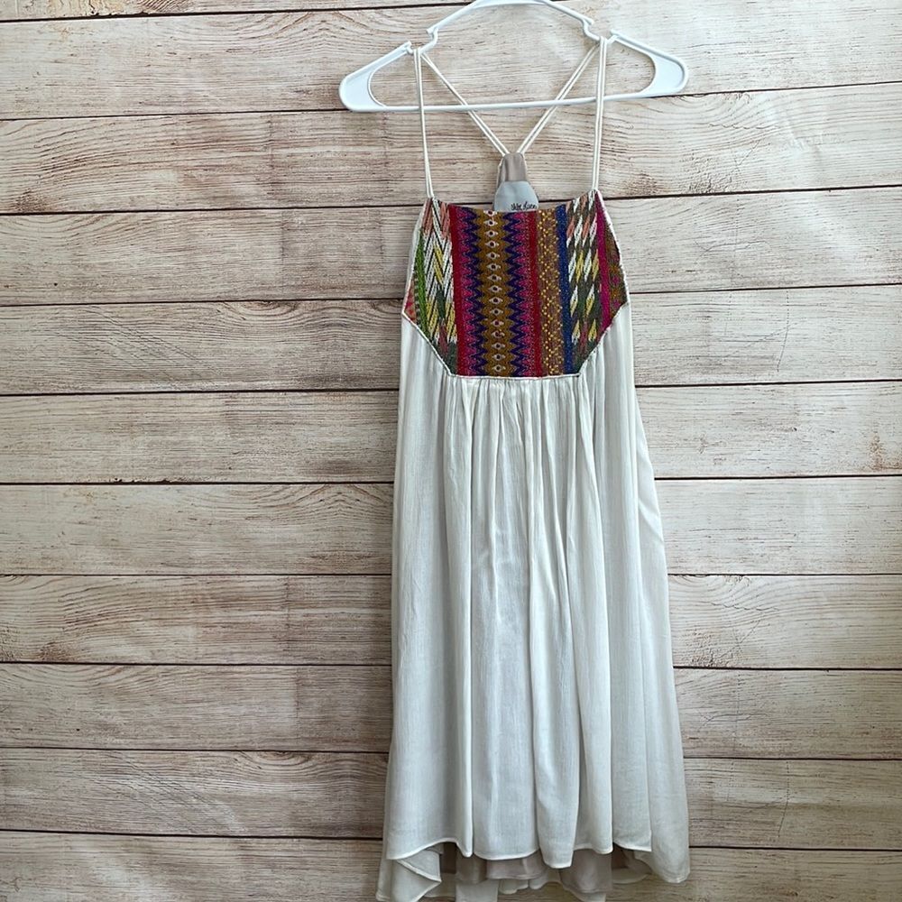 ‎ANTHROPOLOGIE CHLOE OLIVER EMBROIDERED DRESS
